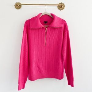 Talbots Pink V-Neck Sweater